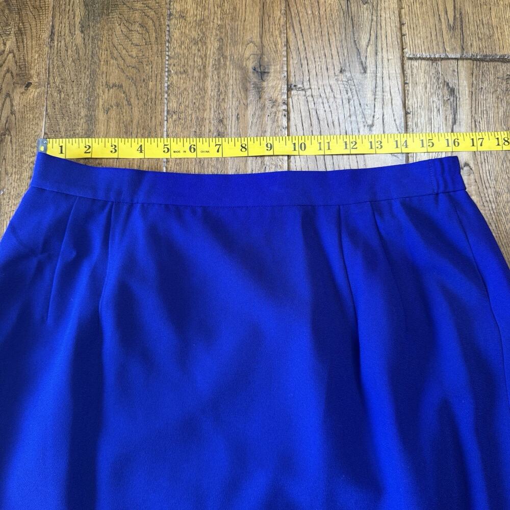 VTG Loryn Hunter Womens 3 Piece Pants and Skirt Suit Set Size 16 Purple NWT - Picture 4 of 16